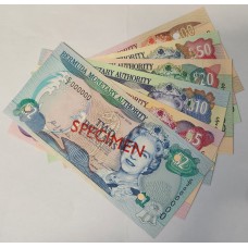 BERMUDA 2000 . TWO 2 - FIFTY 50 DOLLARS BANKNOTES . SPECIMEN